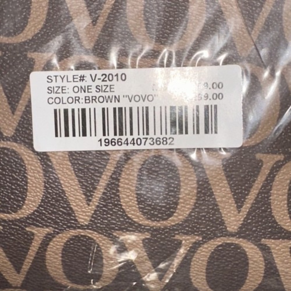 Valentino Orlandi Monogram Large Brown Tote Bag  MSRP $299.99 - Picture 11 of 12